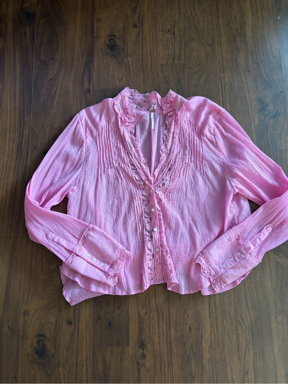 Pink Free People Top